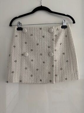 Twinset Actitude Textured Blend Mini Skirt